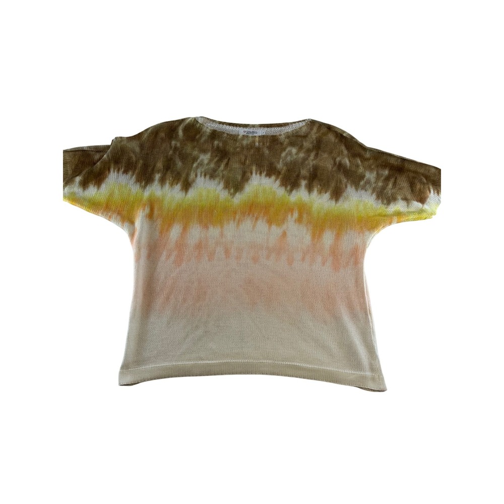 Luisa Ricci Italy Ombre Tie Dye Knit Top Women's Size‎ L
